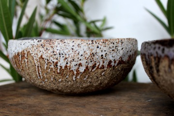 Spotty white Roots bowl